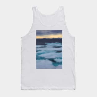 Nordkappsundet Mountains and Ice Field Tank Top